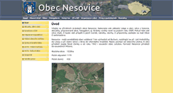 Desktop Screenshot of nesovice.cz