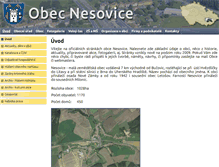 Tablet Screenshot of nesovice.cz