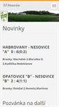 Mobile Screenshot of fotbal.nesovice.cz